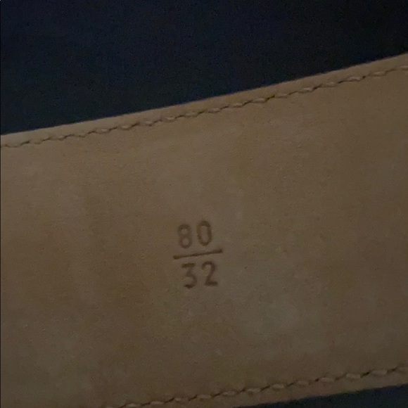 Designer Belt Prada Silver 32 Authentic Men’s Belt - Picture 3 of 6